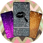 glitter wallpapers android application logo